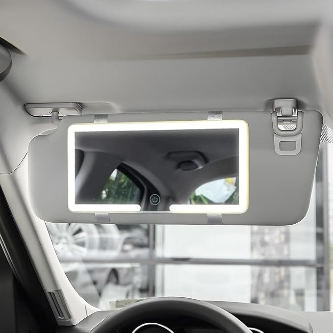 LED Visor Vanity Mirror - لمسة جمالية داخل سيارتك