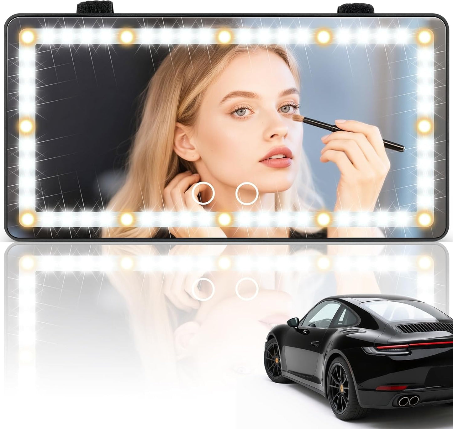 LED Visor Vanity Mirror - لمسة جمالية داخل سيارتك